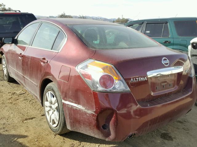 1N4AL2AP6BC182667 - 2011 NISSAN ALTIMA BAS MAROON photo 3