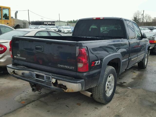 2GCEK19T241278699 - 2004 CHEVROLET SILVERADO BLACK photo 4