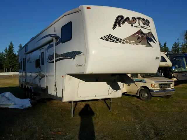 4YDF381306M856017 - 2006 RAPT TOY HAULER WHITE photo 1