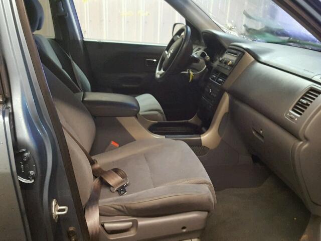 5FNYF18318B026559 - 2008 HONDA PILOT SE BLUE photo 5