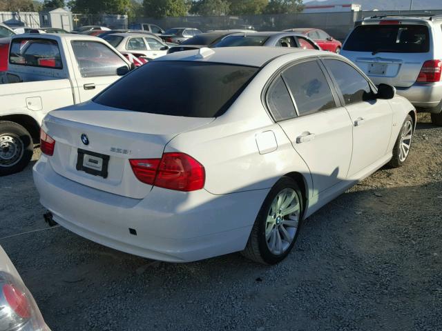 WBAPH5G51BNM76220 - 2011 BMW 328 I SULE WHITE photo 4