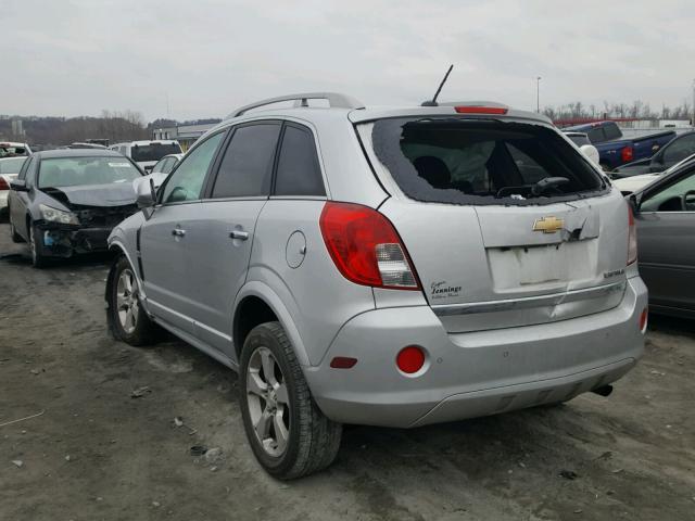 3GNAL4EK3DS556886 - 2013 CHEVROLET CAPTIVA LT SILVER photo 3