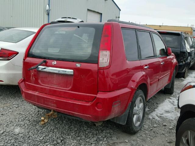 JN8BT08V86W205916 - 2006 NISSAN X-TRAIL XE RED photo 4