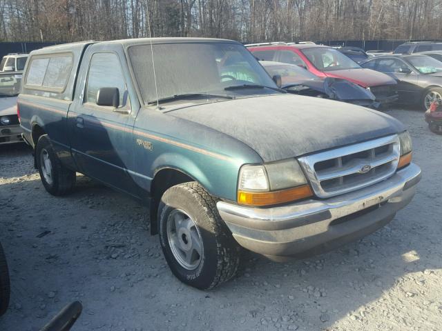 1FTYR10C2WUA46309 - 1998 FORD RANGER GREEN photo 1