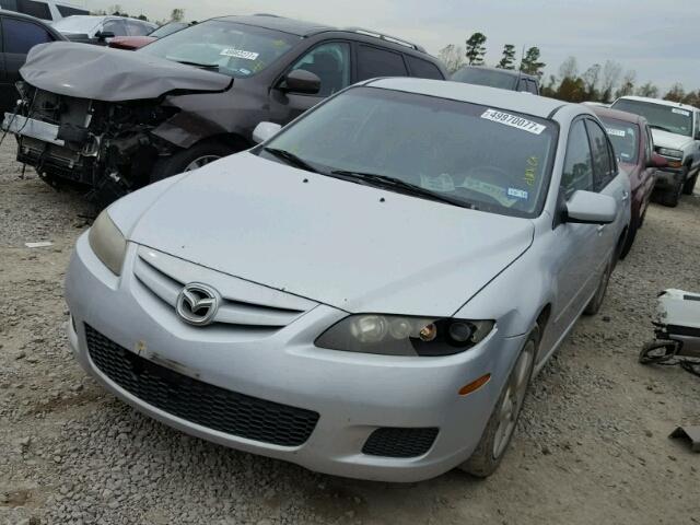 1YVHP84C475M47987 - 2007 MAZDA 6 I SILVER photo 2