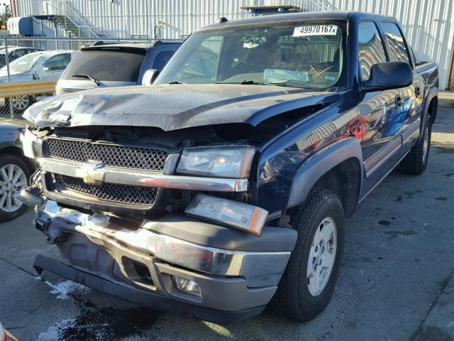 2GCEK13TX51162077 - 2005 CHEVROLET SILVERADO BLUE photo 2