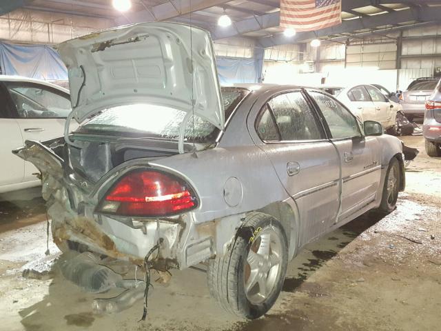 1G2NV52E5YC555053 - 2000 PONTIAC GRAND AM G SILVER photo 4