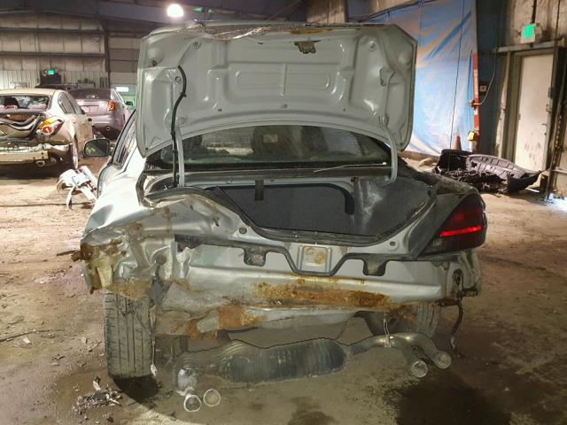 1G2NV52E5YC555053 - 2000 PONTIAC GRAND AM G SILVER photo 9