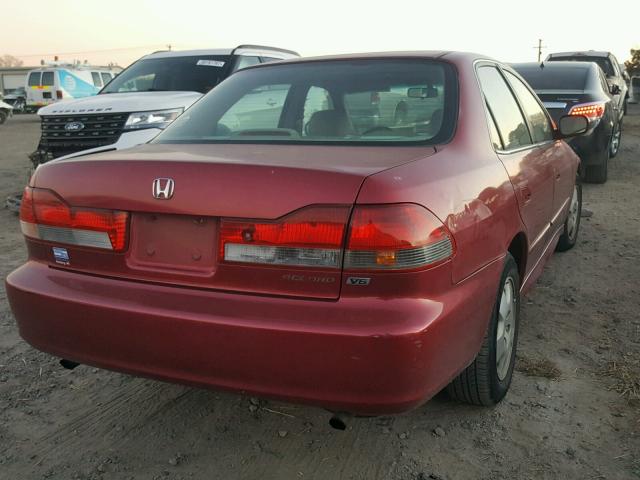 1HGCG16512A023397 - 2002 HONDA ACCORD EX RED photo 4