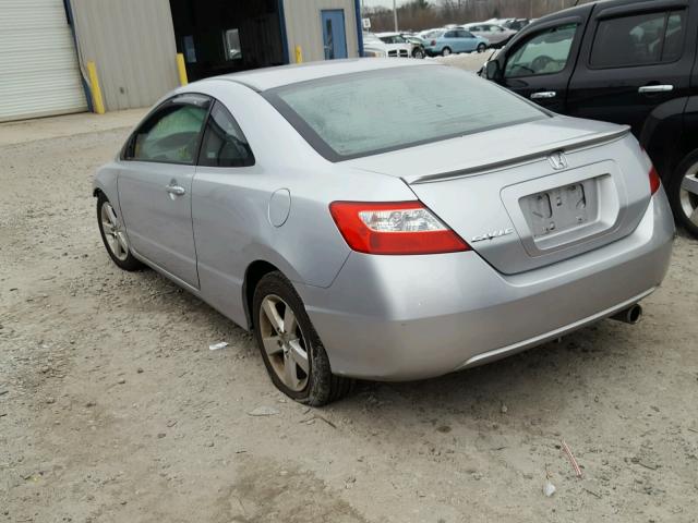 2HGFG12888H513021 - 2008 HONDA CIVIC EX SILVER photo 3