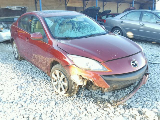 JM1BL1VF9B1463612 - 2011 MAZDA 3 I BURGUNDY photo 1