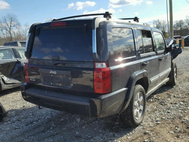 1J8HG48K27C633127 - 2007 JEEP COMMANDER BLACK photo 4