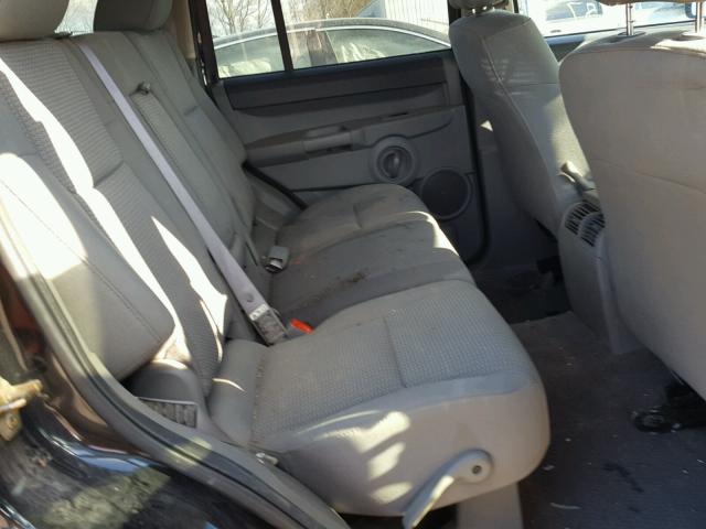 1J8HG48K27C633127 - 2007 JEEP COMMANDER შავი ფოტო 6