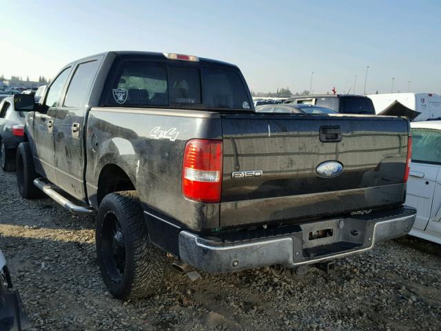 1FTPW14578FA16536 - 2008 FORD F150 SUPER BLACK photo 3