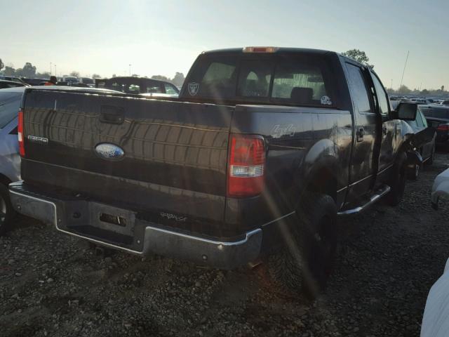 1FTPW14578FA16536 - 2008 FORD F150 SUPER BLACK photo 4