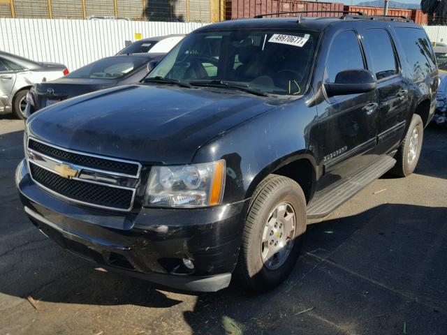 1GNSCJE07CR269067 - 2012 CHEVROLET SUBURBAN C BLACK photo 2