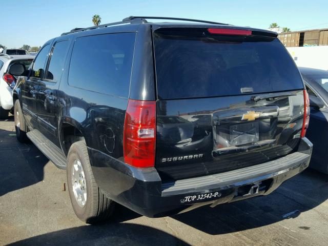 1GNSCJE07CR269067 - 2012 CHEVROLET SUBURBAN C BLACK photo 3