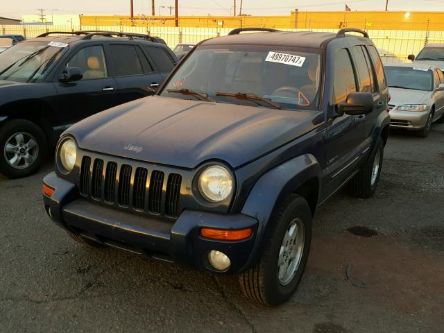 1J4GK58K94W234999 - 2004 JEEP LIBERTY LI BLUE photo 2