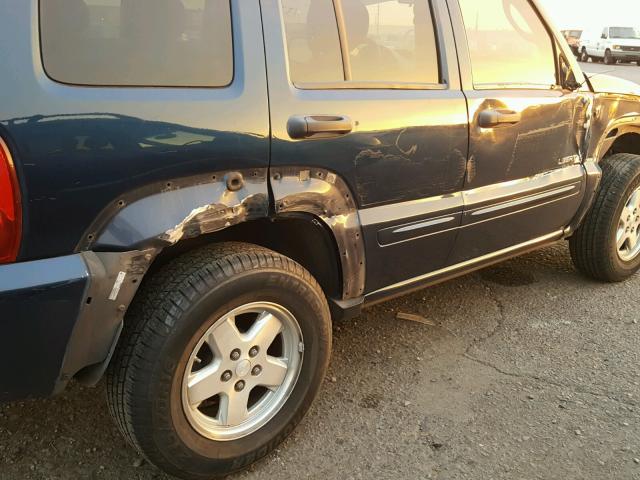 1J4GK58K94W234999 - 2004 JEEP LIBERTY LI BLUE photo 9