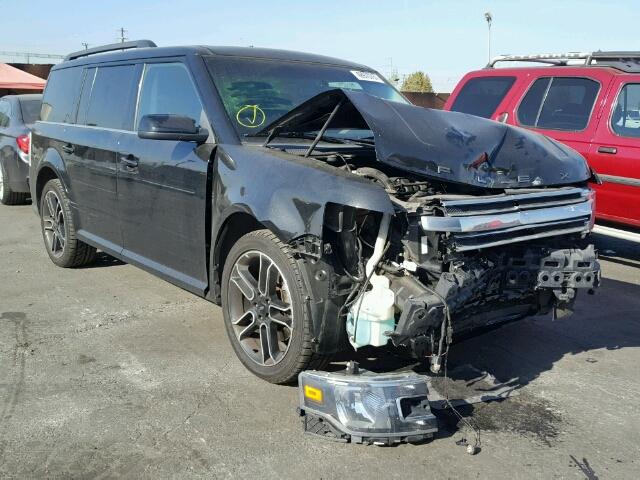 2FMGK5C81DBD16885 - 2013 FORD FLEX SEL BLACK photo 1