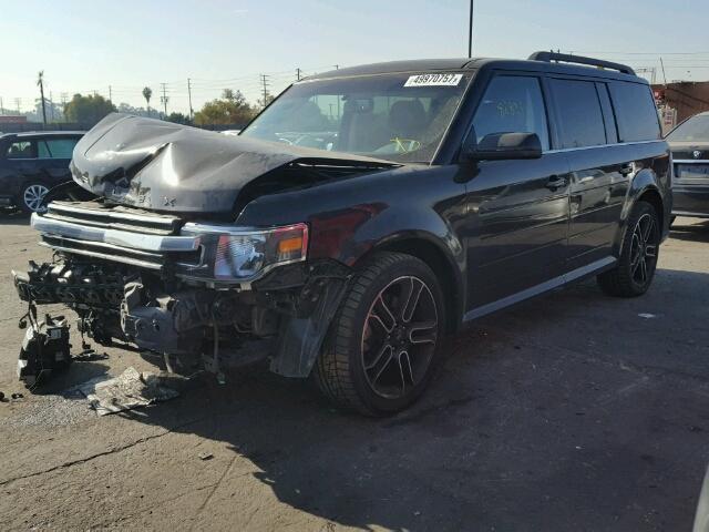 2FMGK5C81DBD16885 - 2013 FORD FLEX SEL შავი ფოტო 2