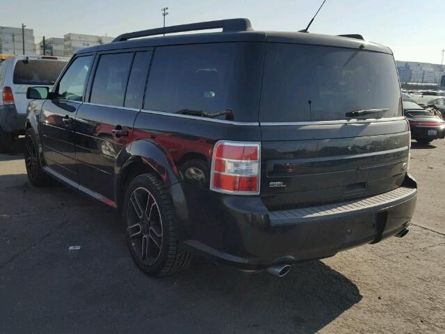 2FMGK5C81DBD16885 - 2013 FORD FLEX SEL შავი ფოტო 3