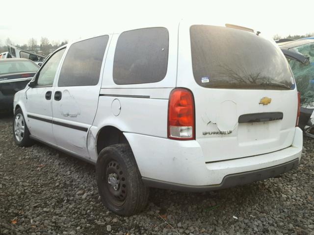 1GNDV23117D101769 - 2007 CHEVROLET UPLANDER L WHITE photo 3