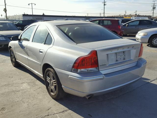 YV1RS592592736107 - 2009 VOLVO S60 2.5T SILVER photo 3