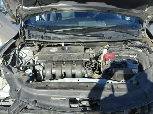 3N1AB7AP5EY264608 - 2014 NISSAN SENTRA S SILVER photo 7