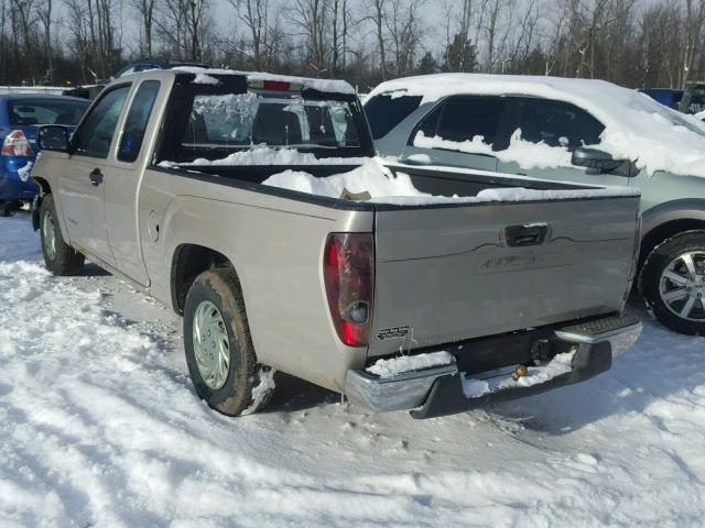 1GCCS198558112095 - 2005 CHEVROLET COLORADO TAN photo 3