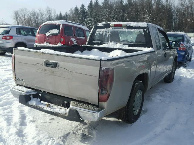 1GCCS198558112095 - 2005 CHEVROLET COLORADO TAN photo 4