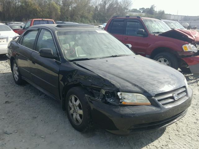 1HGCG56602A171931 - 2002 HONDA ACCORD EX BLACK photo 1