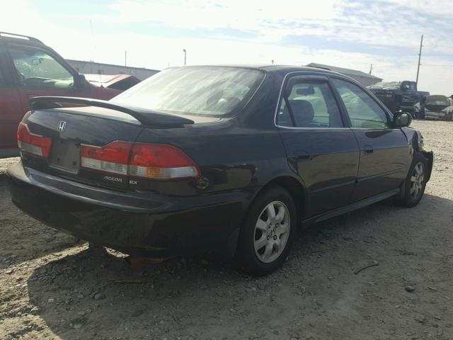 1HGCG56602A171931 - 2002 HONDA ACCORD EX BLACK photo 4