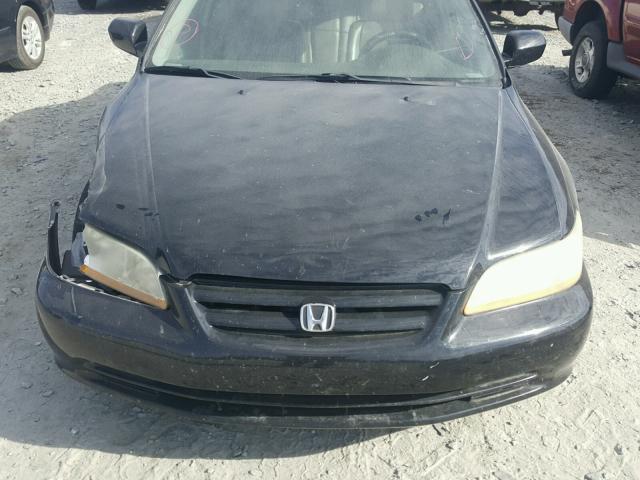 1HGCG56602A171931 - 2002 HONDA ACCORD EX BLACK photo 7