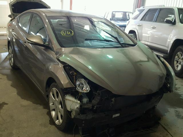 5NPDH4AE4CH102100 - 2012 HYUNDAI ELANTRA GL TAN photo 1