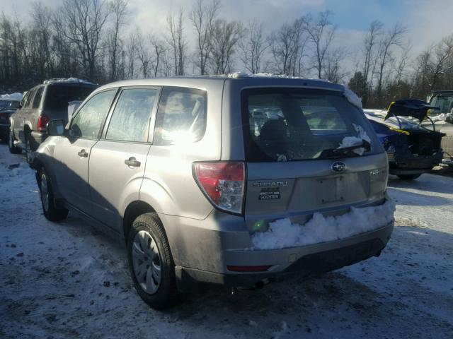 JF2SH61639H706600 - 2009 SUBARU FORESTER 2 GRAY photo 3