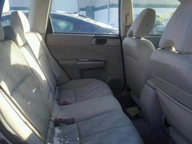 JF2SH61639H706600 - 2009 SUBARU FORESTER 2 GRAY photo 6