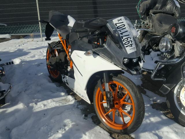 MD2JYJ407FC224512 - 2015 KTM 390 DUKE WHITE photo 1