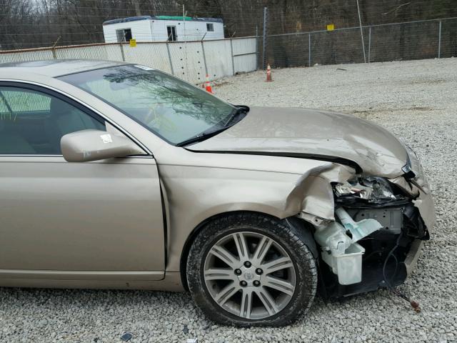 4T1BK36B05U055430 - 2005 TOYOTA AVALON XL TAN photo 9