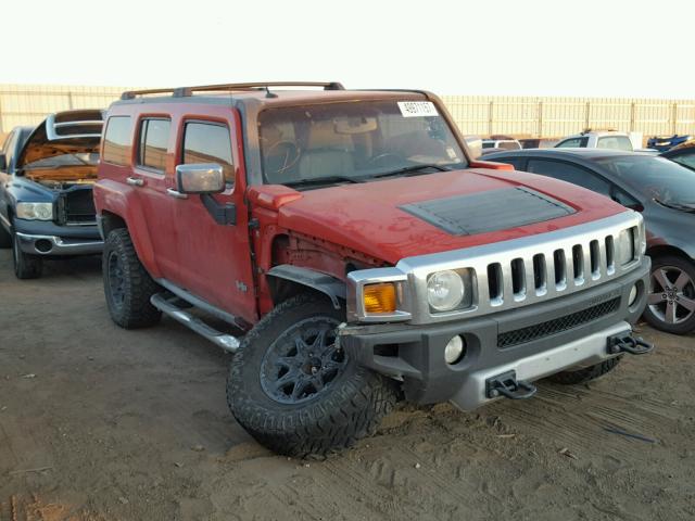 5GTEN13L998145385 - 2009 HUMMER H3 ALPHA RED photo 1