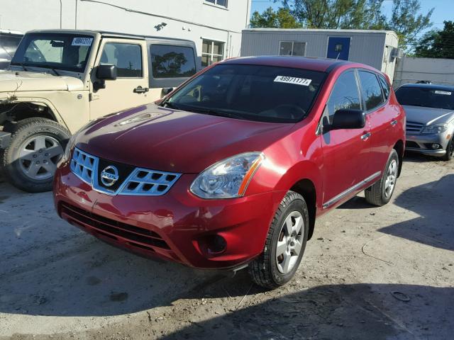 JN8AS5MT5DW533811 - 2013 NISSAN ROGUE S RED photo 2