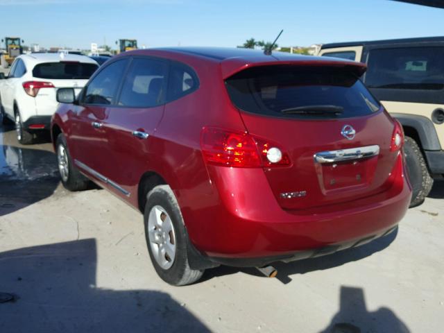 JN8AS5MT5DW533811 - 2013 NISSAN ROGUE S RED photo 3