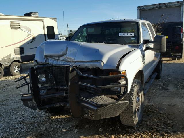 1FTWW31578EC70684 - 2008 FORD F350 SRW S GRAY photo 2