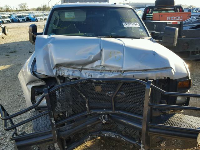 1FTWW31578EC70684 - 2008 FORD F350 SRW S GRAY photo 7