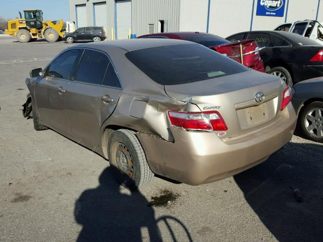 4T1BE46K59U295625 - 2009 TOYOTA CAMRY BASE GOLD photo 3