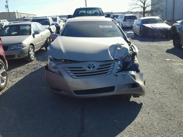 4T1BE46K59U295625 - 2009 TOYOTA CAMRY BASE GOLD photo 9