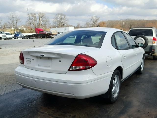 1FAFP53225A145709 - 2005 FORD TAURUS SE WHITE photo 4