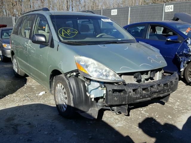 5TDZA23C96S556688 - 2006 TOYOTA SIENNA CE GREEN photo 1