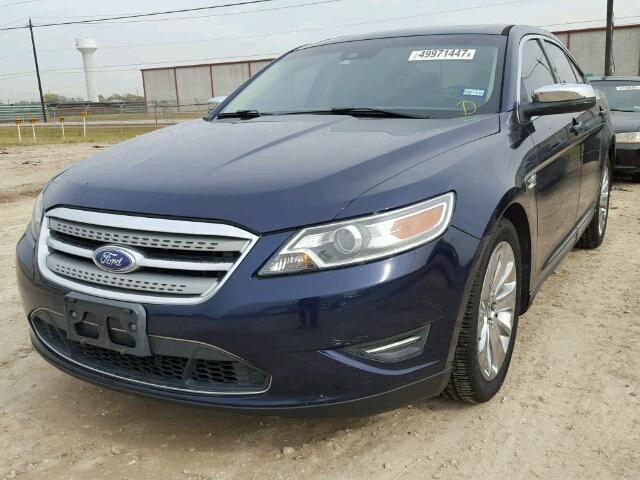 1FAHP2FW2BG189420 - 2011 FORD TAURUS LIM BLUE photo 2