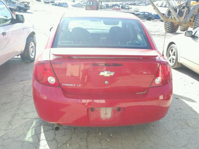 1G1AD5F58A7100101 - 2010 CHEVROLET COBALT 1LT RED photo 10